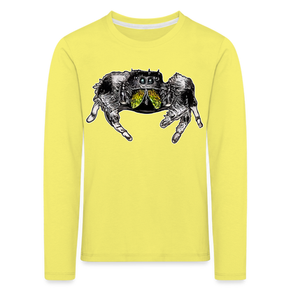 Kinder Longsleeve Phidippus regius Rastafari male - Gelb