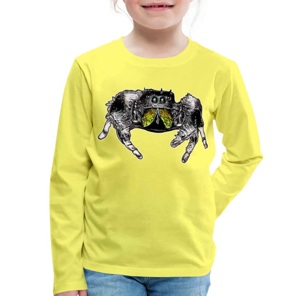 Kinder Longsleeve Phidippus regius Rastafari male - Gelb