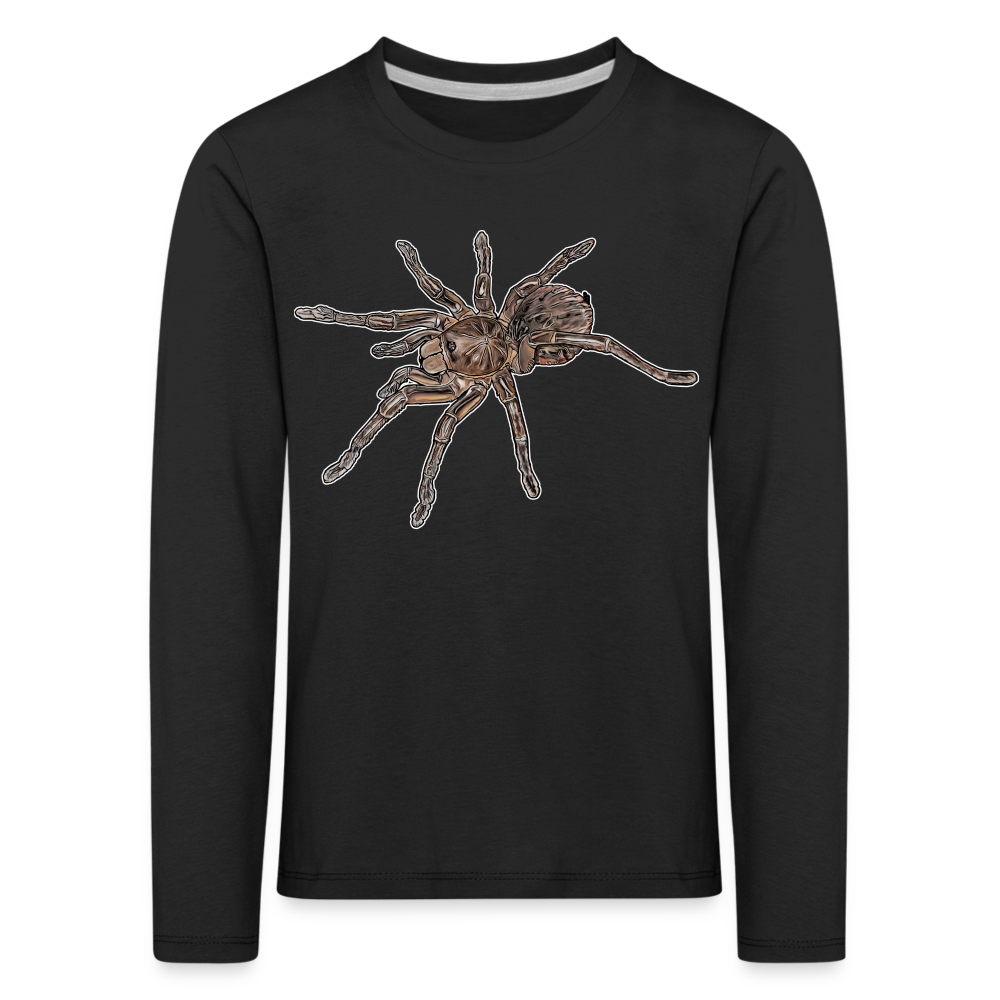Kinder Longsleeve Theraphosa stirmi juvenile - Schwarz