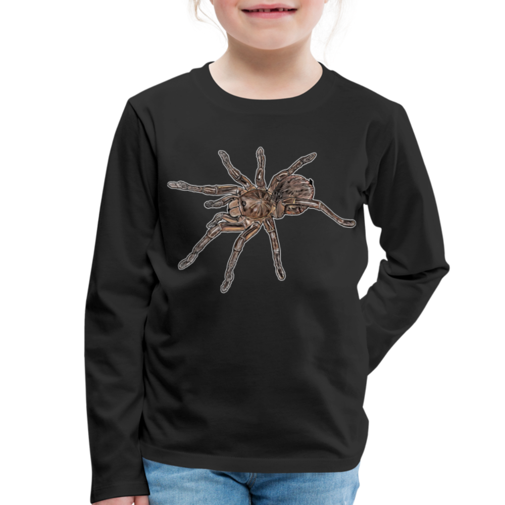 Kinder Longsleeve Theraphosa stirmi juvenile - Schwarz