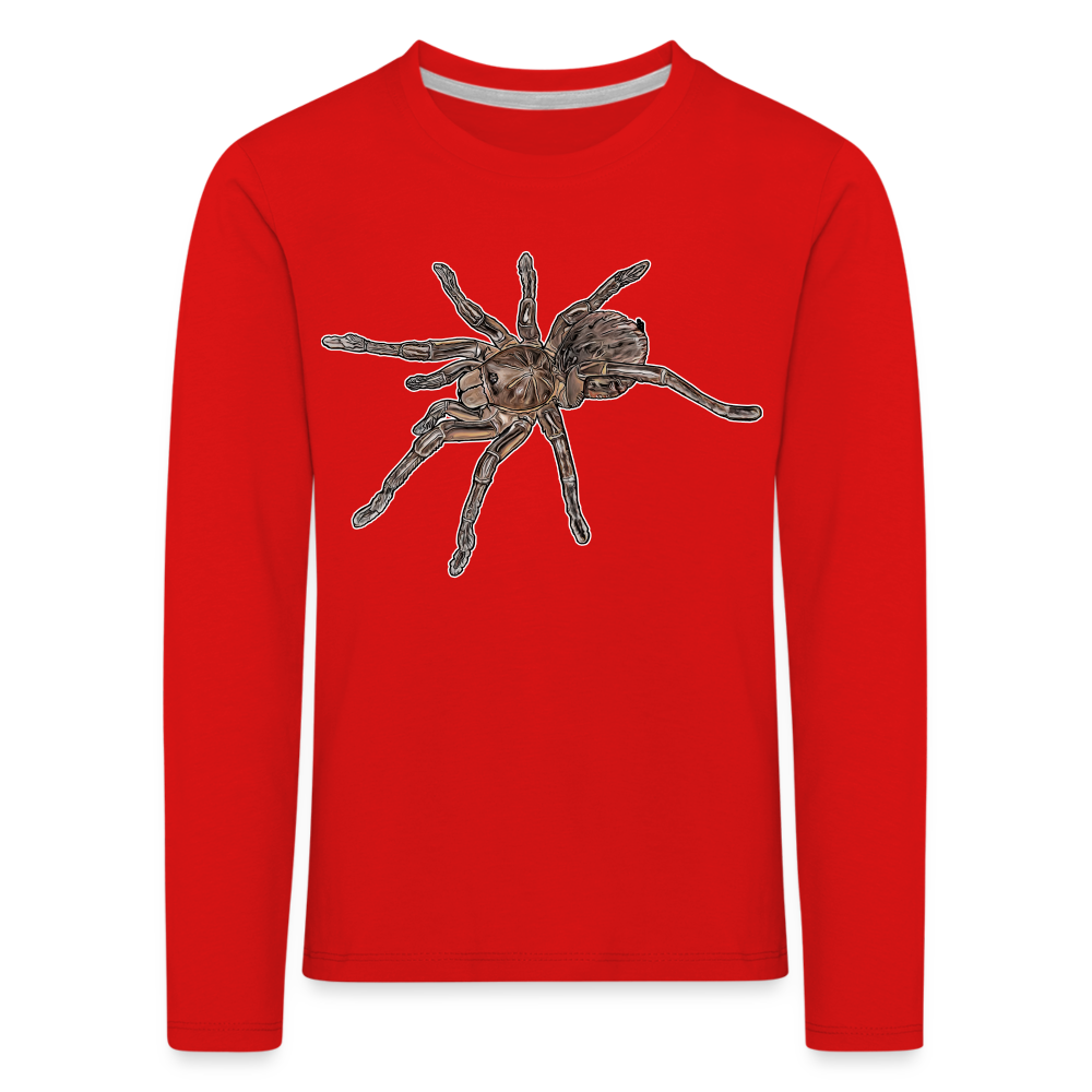 Kinder Longsleeve Theraphosa stirmi juvenile - Rot