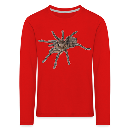Kinder Longsleeve Theraphosa stirmi juvenile - Rot