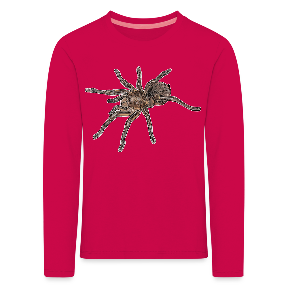 Kinder Longsleeve Theraphosa stirmi juvenile - dunkles Pink