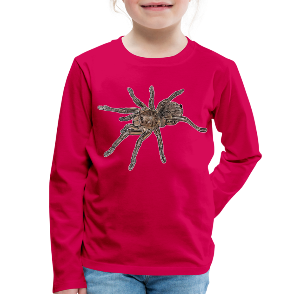Kinder Longsleeve Theraphosa stirmi juvenile - dunkles Pink