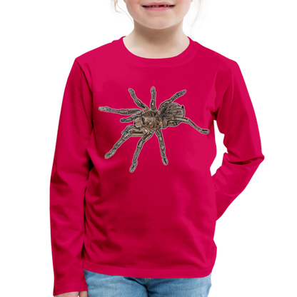 Kinder Longsleeve Theraphosa stirmi juvenile - dunkles Pink