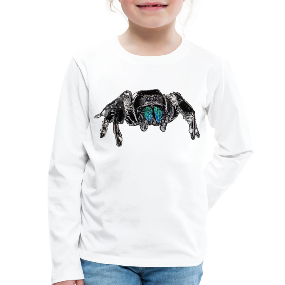 Kinder Longsleeve Phidippus regius Everglades male - weiß