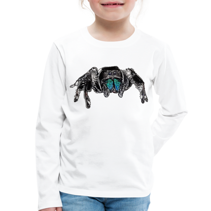 Kinder Longsleeve Phidippus regius Everglades male - weiß