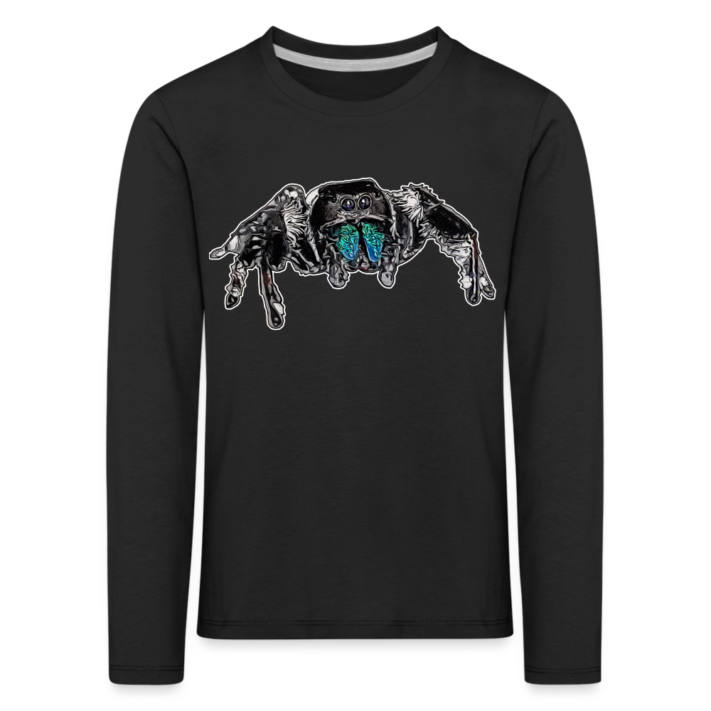 Kinder Longsleeve Phidippus regius Everglades male - Schwarz