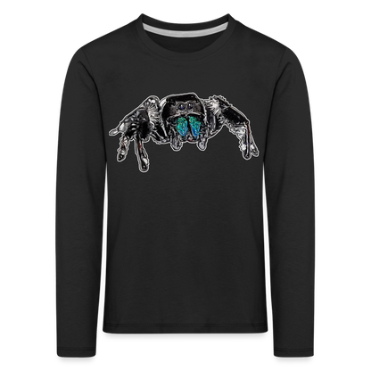 Kinder Longsleeve Phidippus regius Everglades male - Schwarz