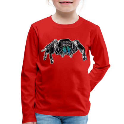 Kinder Longsleeve Phidippus regius Everglades male - Rot