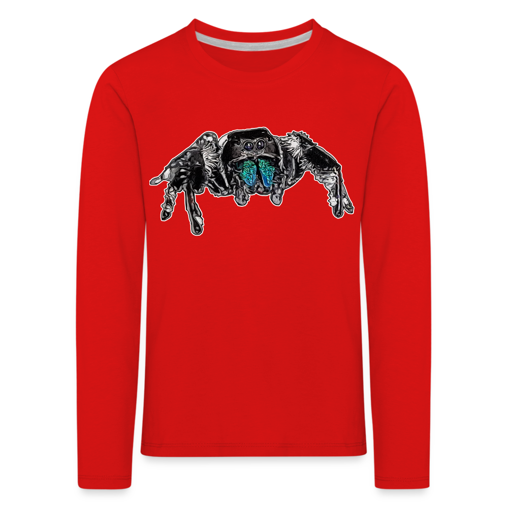 Kinder Longsleeve Phidippus regius Everglades male - Rot