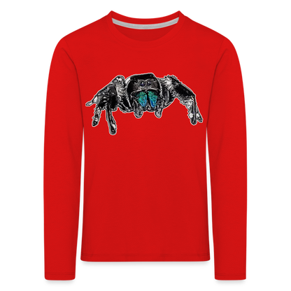 Kinder Longsleeve Phidippus regius Everglades male - Rot
