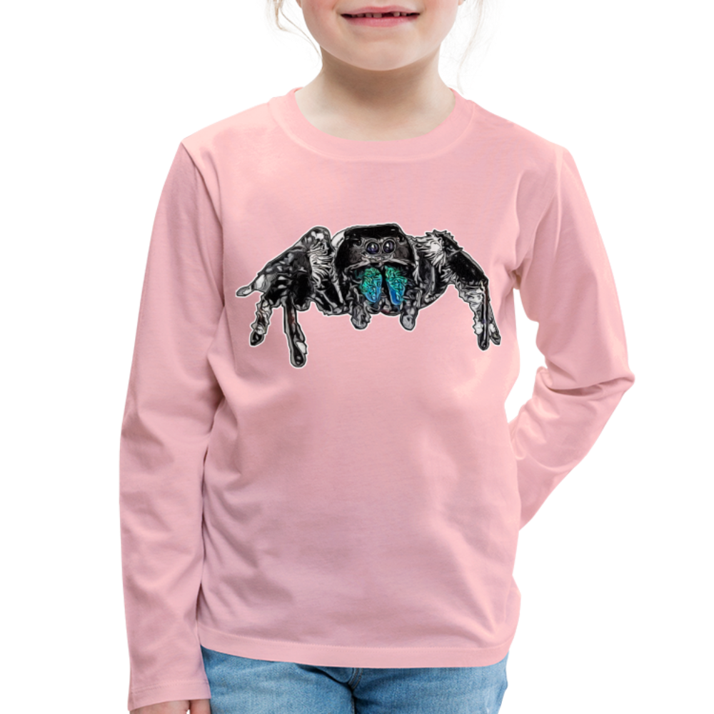 Kinder Longsleeve Phidippus regius Everglades male - Hellrosa