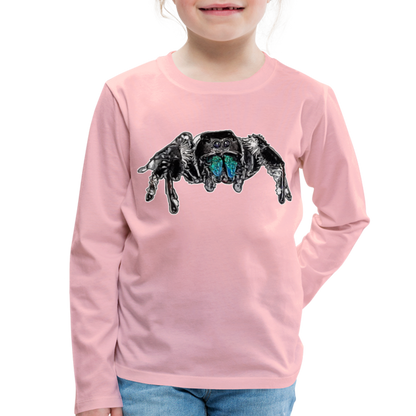 Kinder Longsleeve Phidippus regius Everglades male - Hellrosa