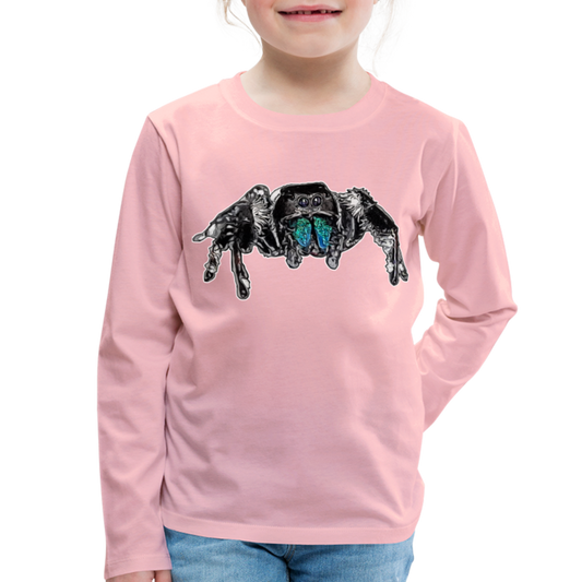 Kinder Longsleeve Phidippus regius Everglades male - Hellrosa