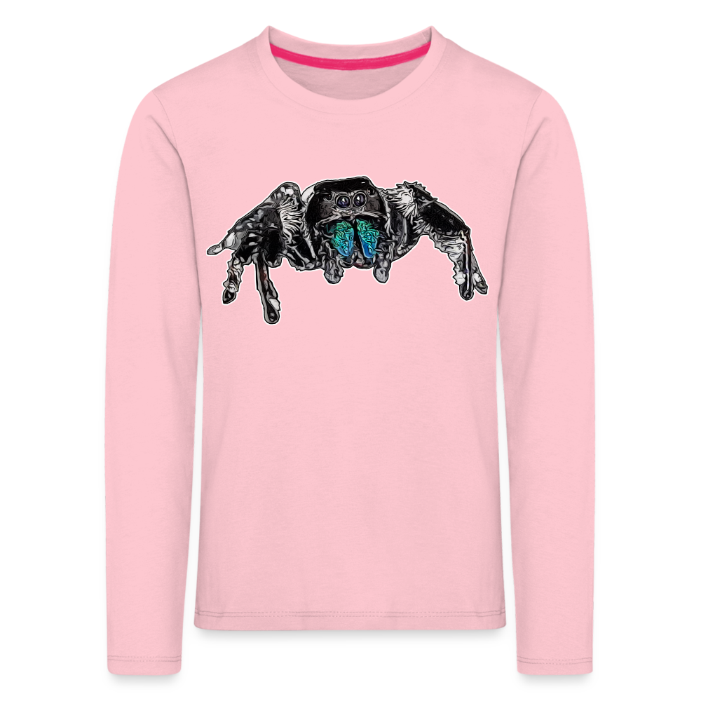 Kinder Longsleeve Phidippus regius Everglades male - Hellrosa