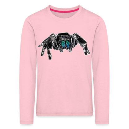 Kinder Longsleeve Phidippus regius Everglades male - Hellrosa