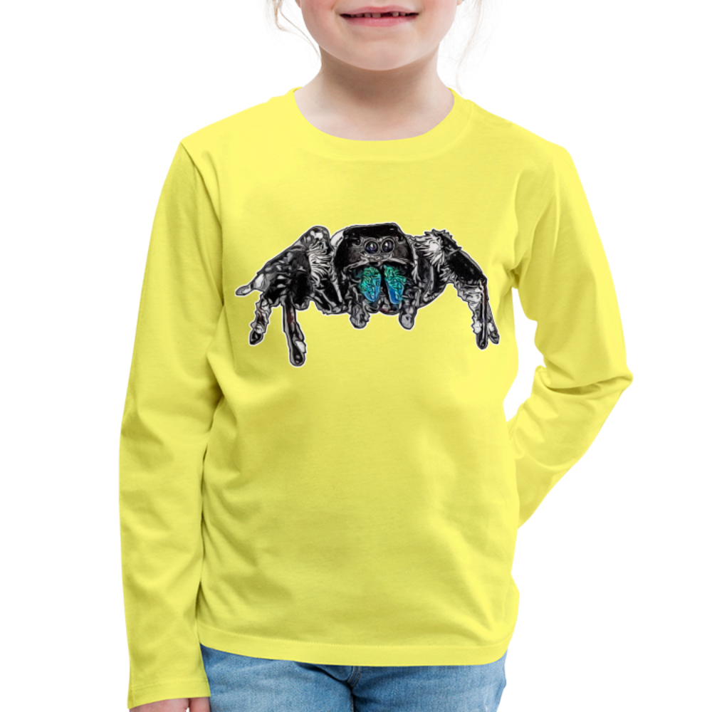Kinder Longsleeve Phidippus regius Everglades male - Gelb