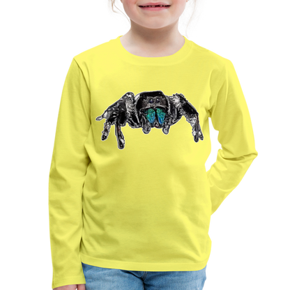 Kinder Longsleeve Phidippus regius Everglades male - Gelb