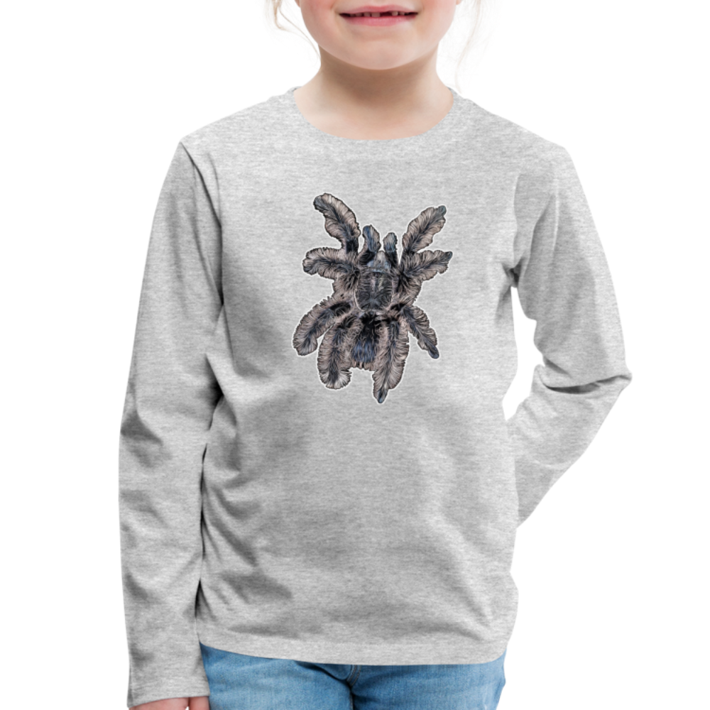 Kinder Longsleeve Tltiltocatl albopilosus - Grau meliert