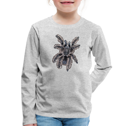 Kinder Longsleeve Tltiltocatl albopilosus - Grau meliert