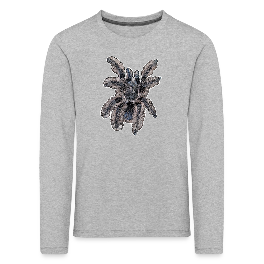 Kinder Longsleeve Tltiltocatl albopilosus - Grau meliert