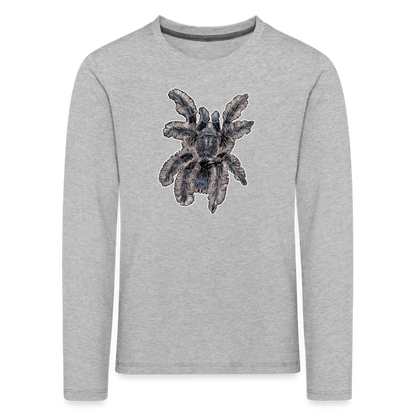 Kinder Longsleeve Tltiltocatl albopilosus - Grau meliert