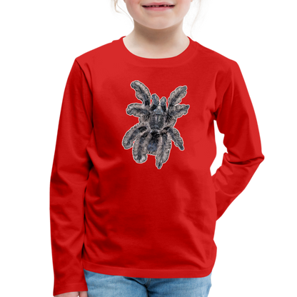Kinder Longsleeve Tltiltocatl albopilosus - Rot