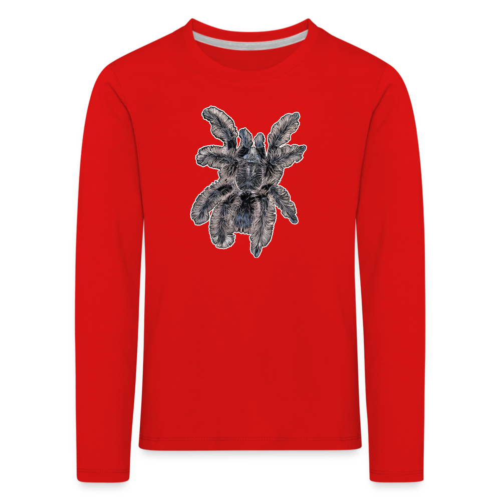 Kinder Longsleeve Tltiltocatl albopilosus - Rot