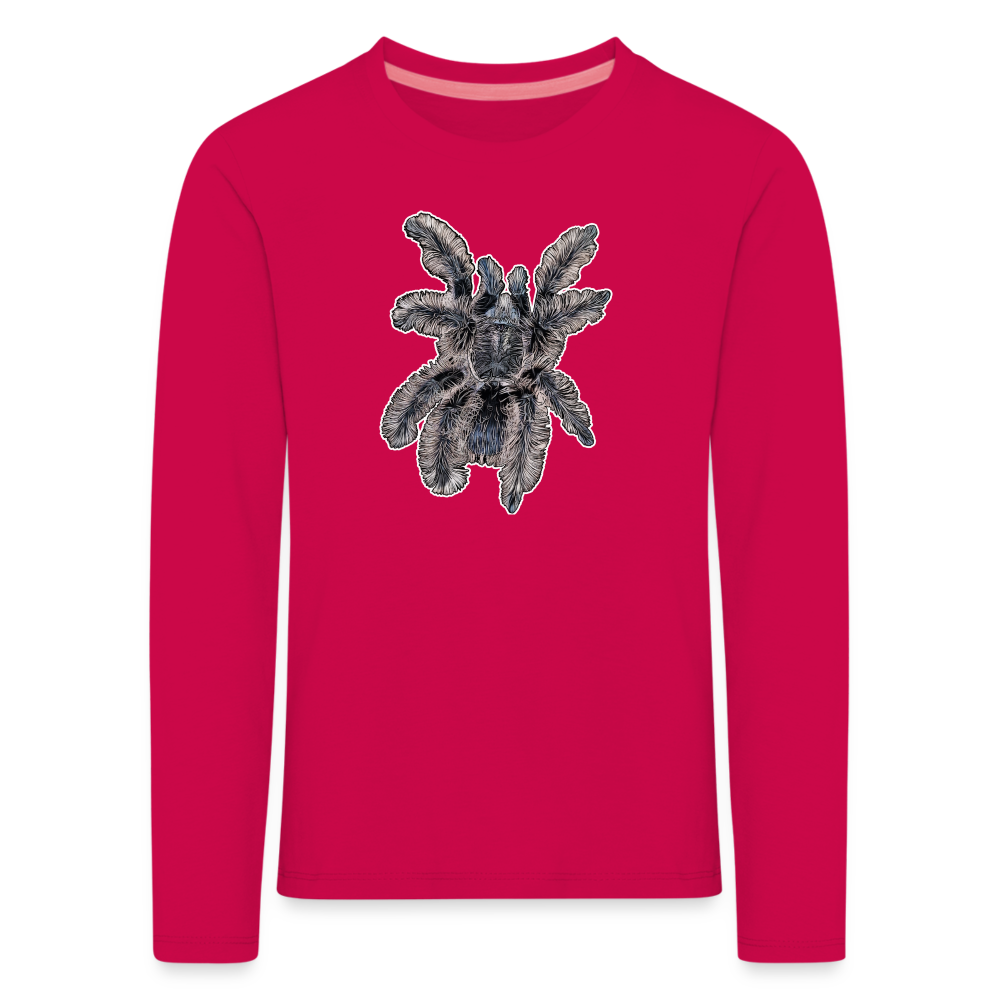 Kinder Longsleeve Tltiltocatl albopilosus - dunkles Pink