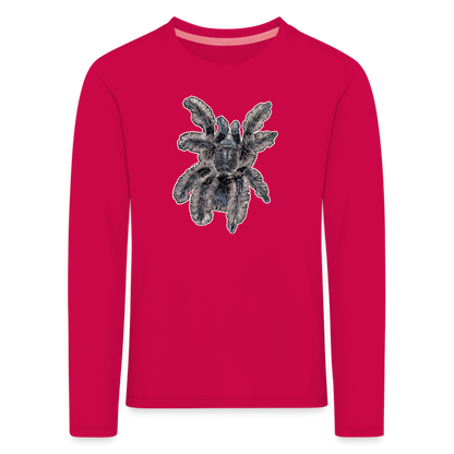 Kinder Longsleeve Tltiltocatl albopilosus - dunkles Pink