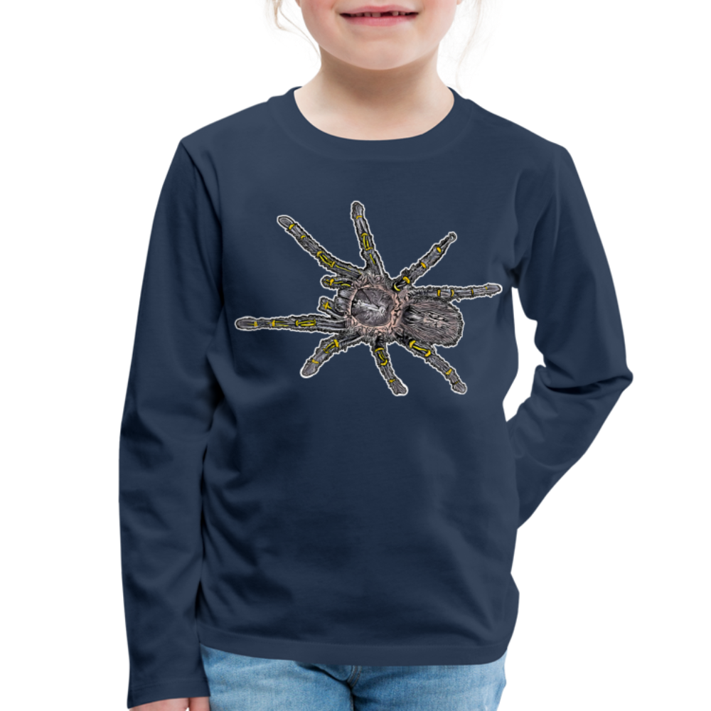 Kinder Longsleeve Grammostola pulchripes - Navy