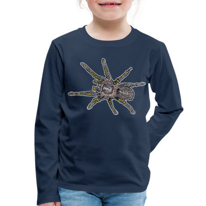 Kinder Longsleeve Grammostola pulchripes - Navy