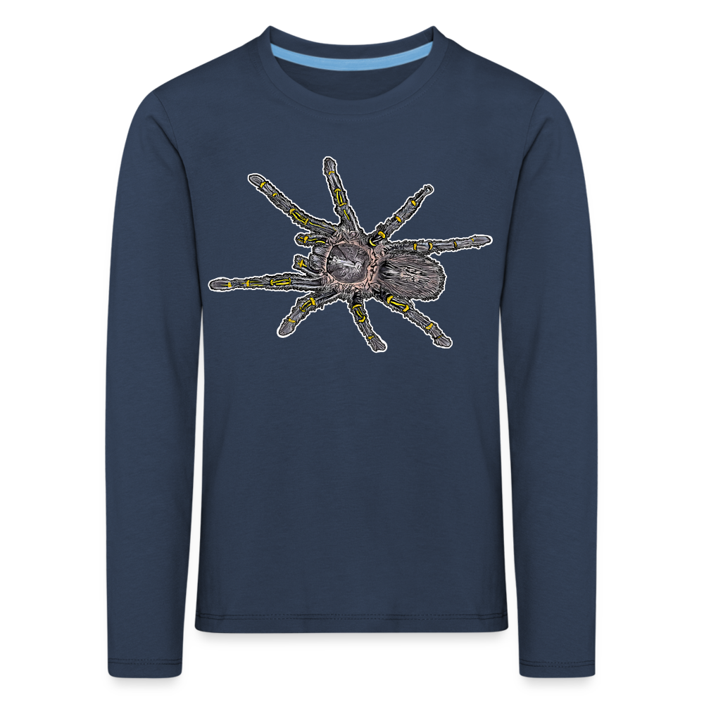 Kinder Longsleeve Grammostola pulchripes - Navy
