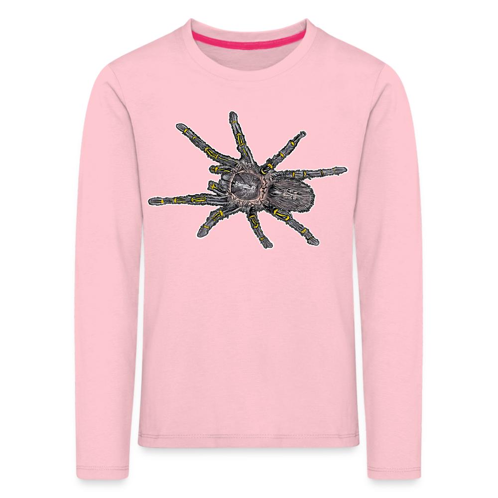 Kinder Longsleeve Grammostola pulchripes - Hellrosa