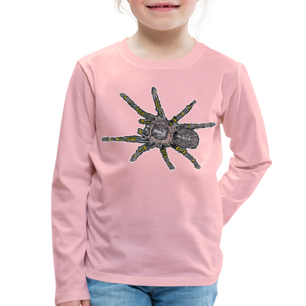 Kinder Longsleeve Grammostola pulchripes - Hellrosa