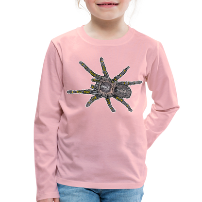 Kinder Longsleeve Grammostola pulchripes - Hellrosa