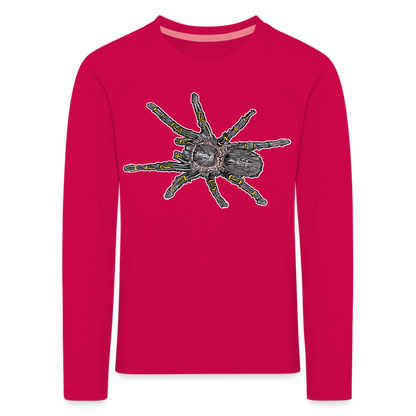 Kinder Longsleeve Grammostola pulchripes - dunkles Pink