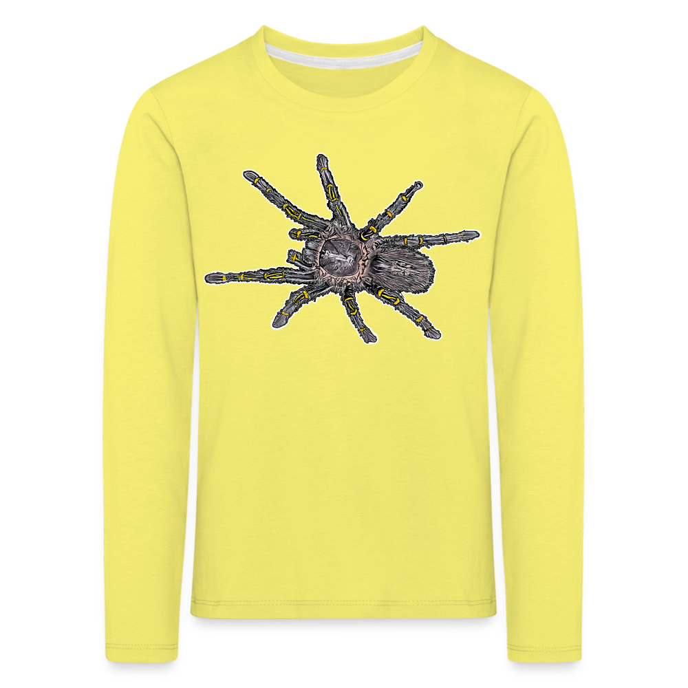Kinder Longsleeve Grammostola pulchripes - Gelb