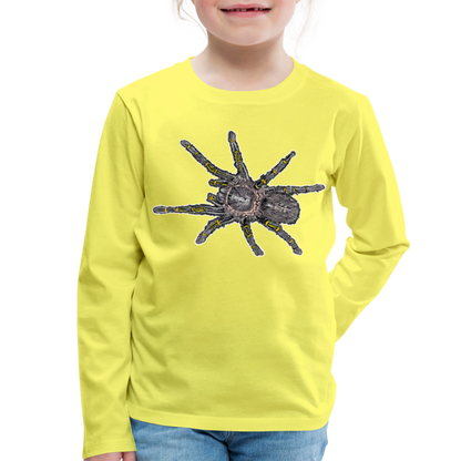 Kinder Longsleeve Grammostola pulchripes - Gelb