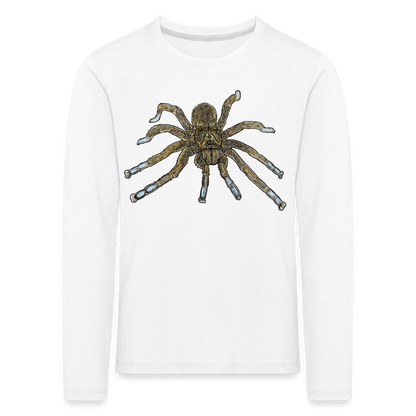 Kinder Longsleeve Idiothele mira - weiß