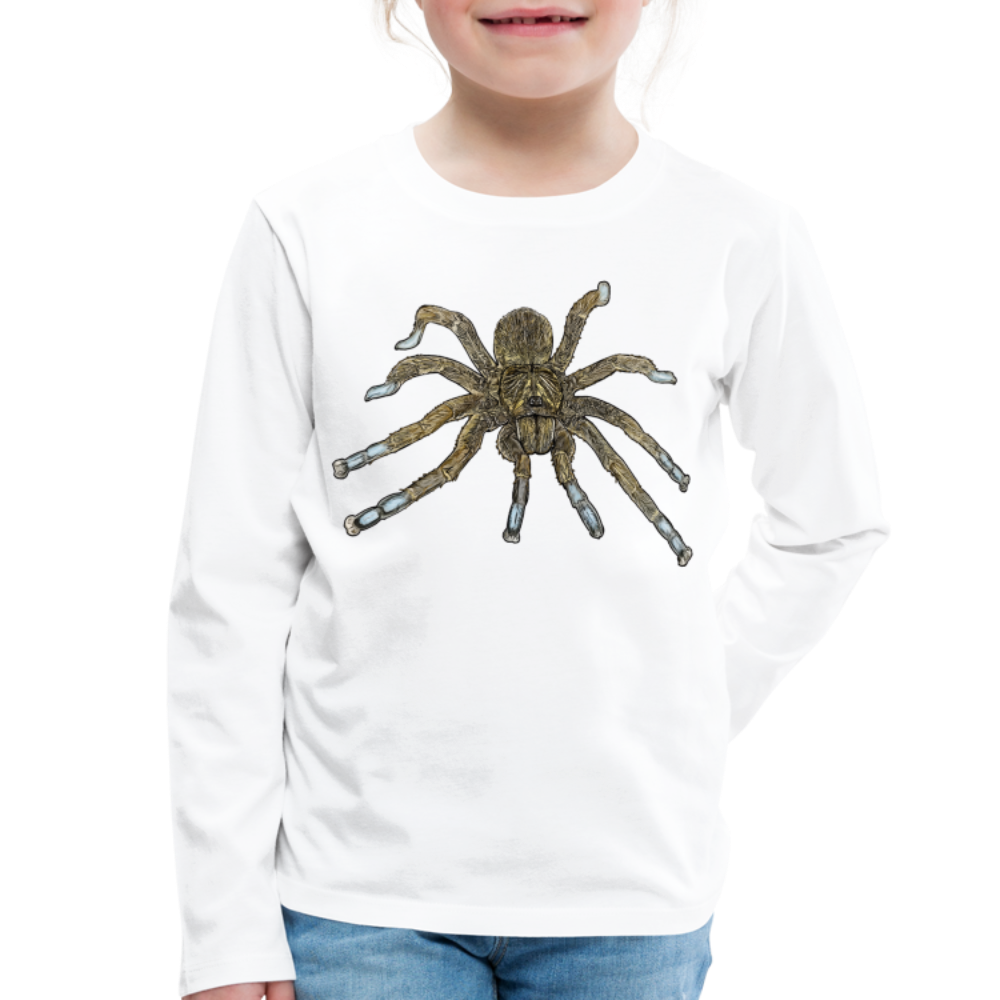 Kinder Longsleeve Idiothele mira - weiß