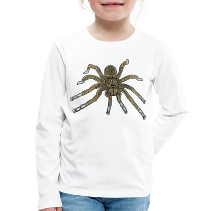 Kinder Longsleeve Idiothele mira - weiß