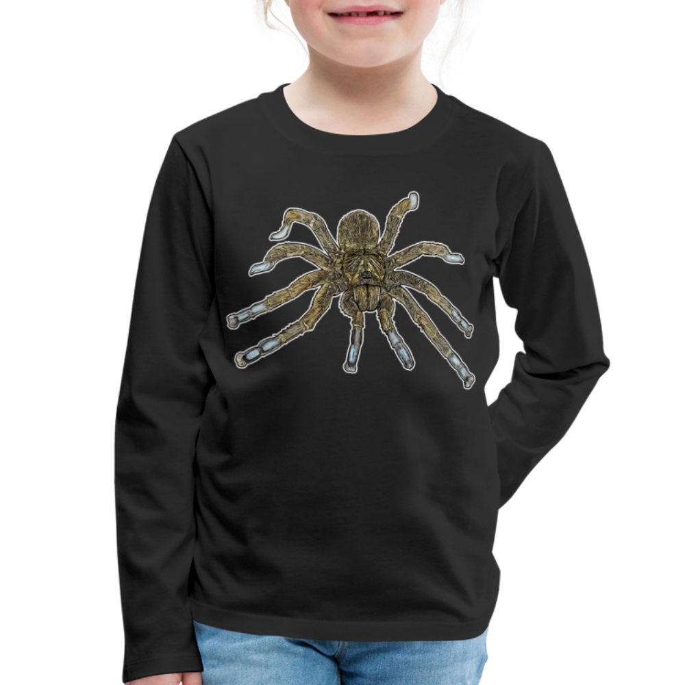 Kinder Longsleeve Idiothele mira - Schwarz