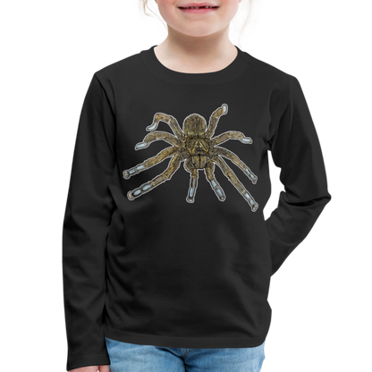 Kinder Longsleeve Idiothele mira - Schwarz