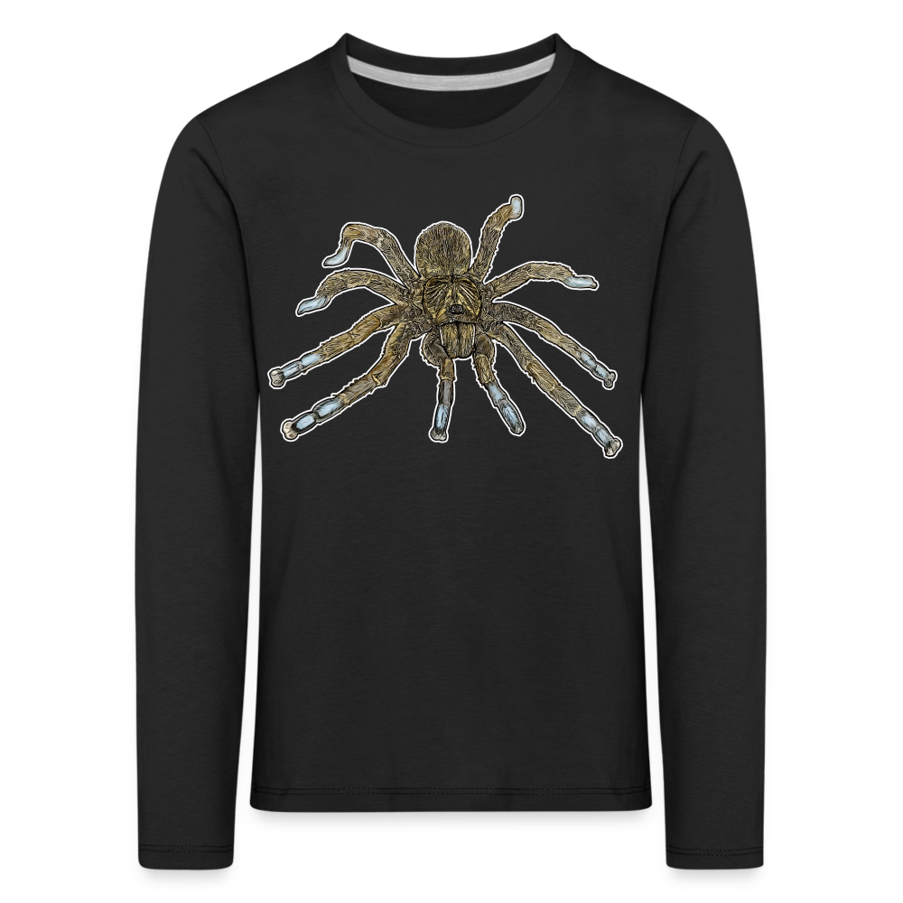 Kinder Longsleeve Idiothele mira - Schwarz