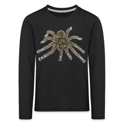 Kinder Longsleeve Idiothele mira - Schwarz