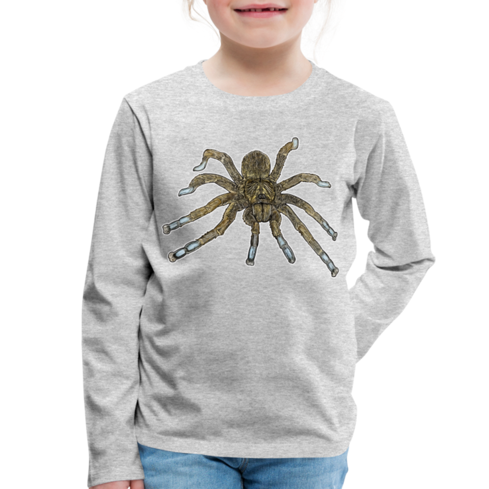 Kinder Longsleeve Idiothele mira - Grau meliert