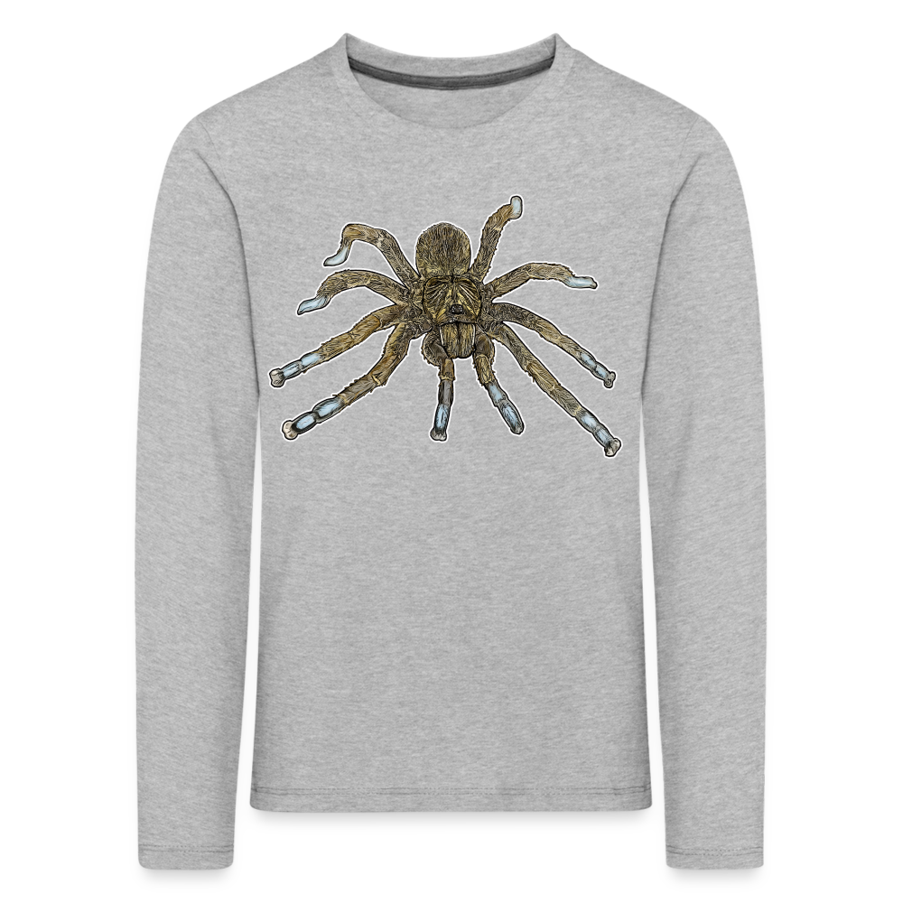 Kinder Longsleeve Idiothele mira - Grau meliert