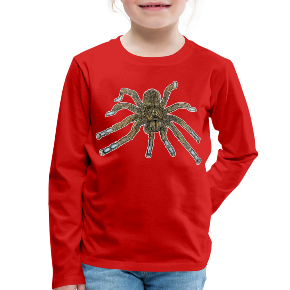 Kinder Longsleeve Idiothele mira - Rot